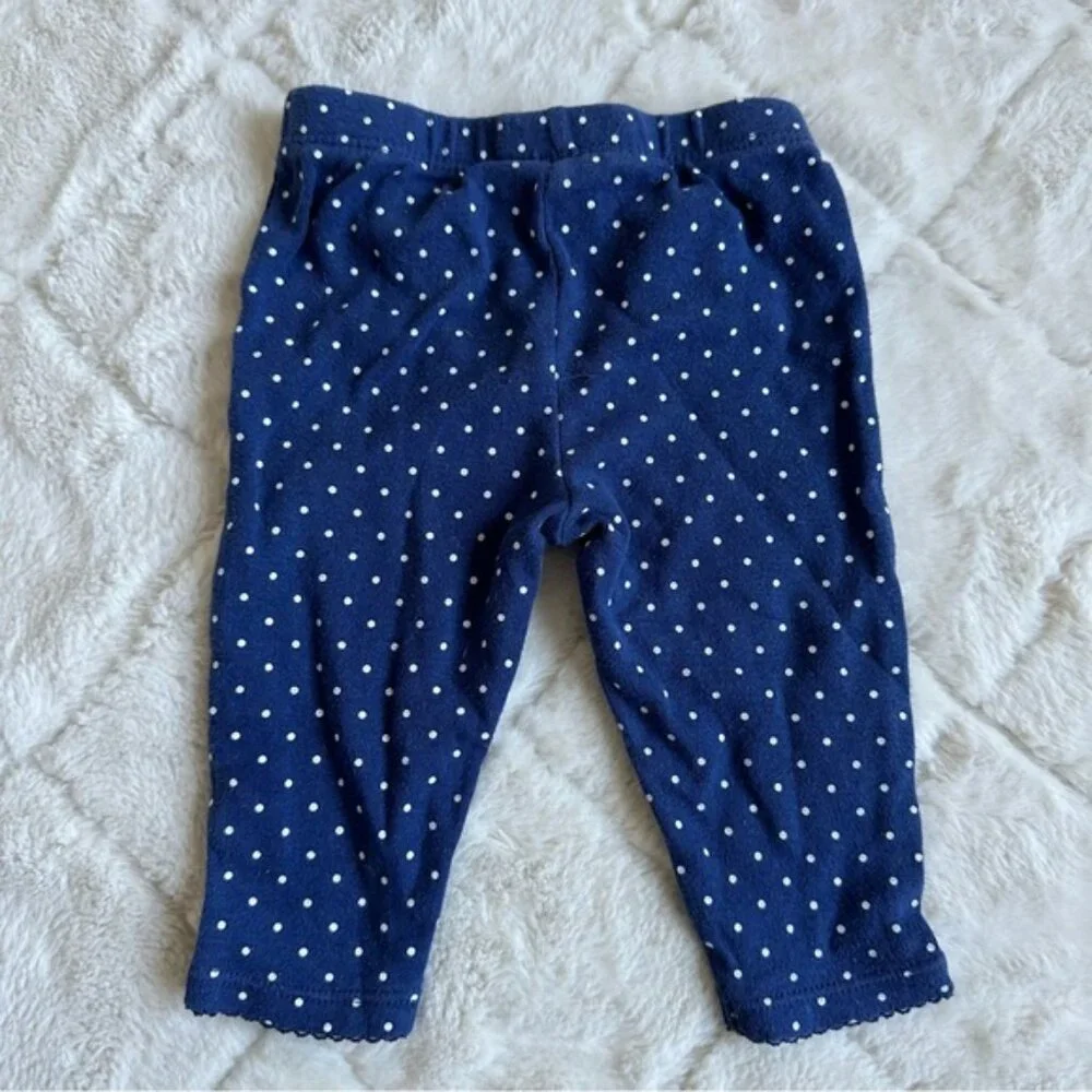Carter's | Pink and Navy 3-Piece Cardigan, Onesie & Pants Set | Size 3 Months